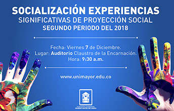 Socialización de Experiencias significativas de Proyección Social