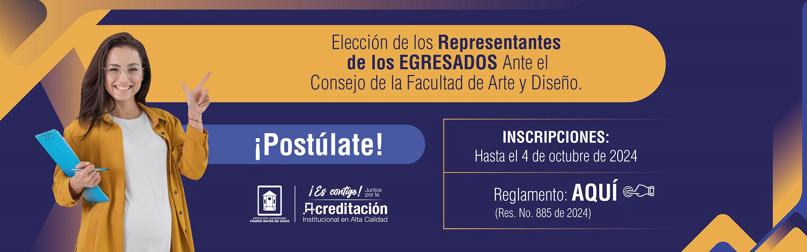 Fase I Banner Elecc Rep Est Ante Consejo de Fac de CsA