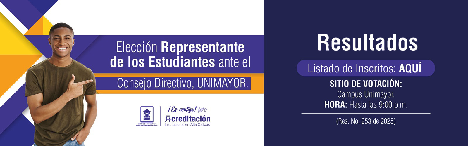 Fase I Banner Elecc Rep Est Ante Consejo de Fac de CsA