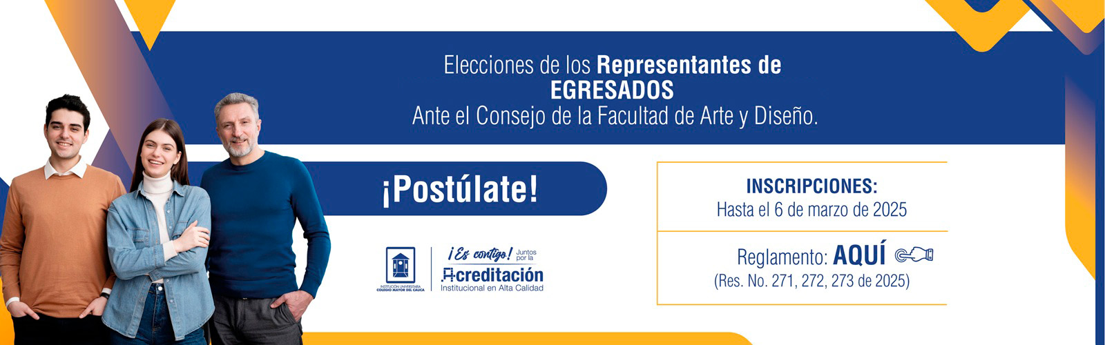Fase I Banner Elecc Rep Est Ante Consejo de Fac de CsA