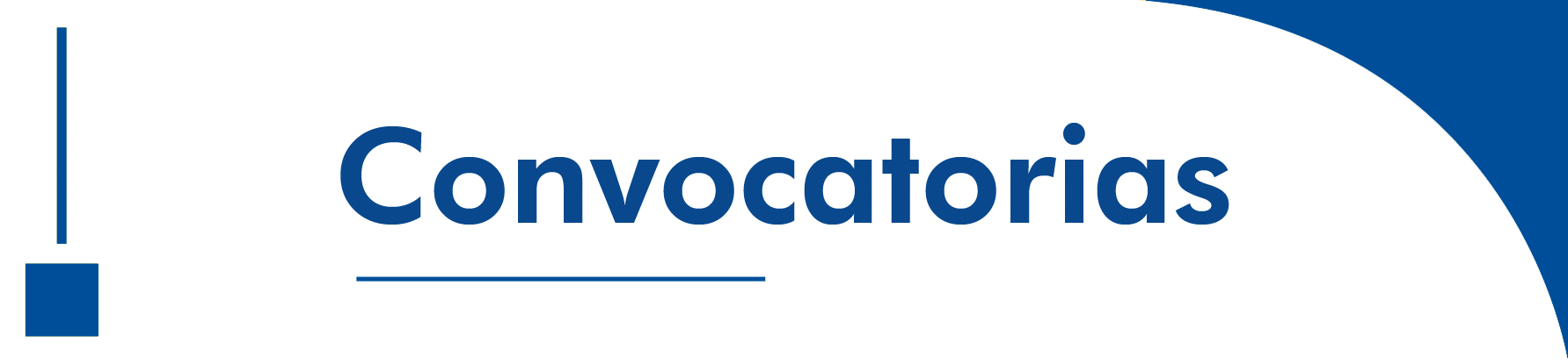 Convocatorias