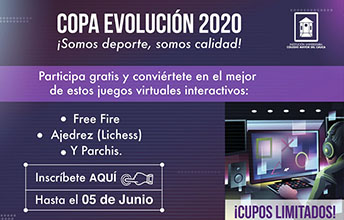 UNIMAYOR abre inscripciones para la Copa Evolución 2020.