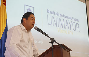 Bajo la virtualidad, UNIMAYOR realizó Audiencia de Rendición de Cuentas del año 2019.