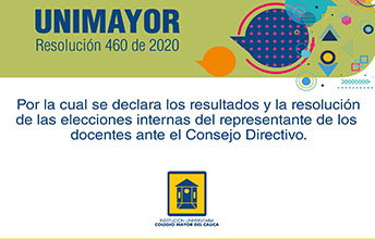 Elecciones Representante de los Docentes ante el Consejo de Directivo de UNIMAYOR.
