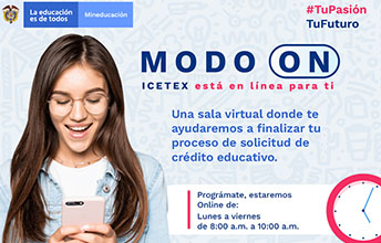 Atención Virtual de ICETEX para Créditos Educativos 2021-1.