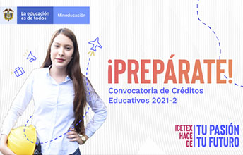 Preinscripciones para Créditos Educativos ICETEX 2P-2021.