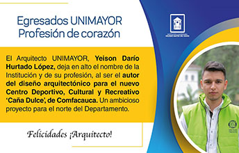 Egresado UNIMAYOR se destaca por sus diseños para nuevo centro recreativo en el norte del Cauca.