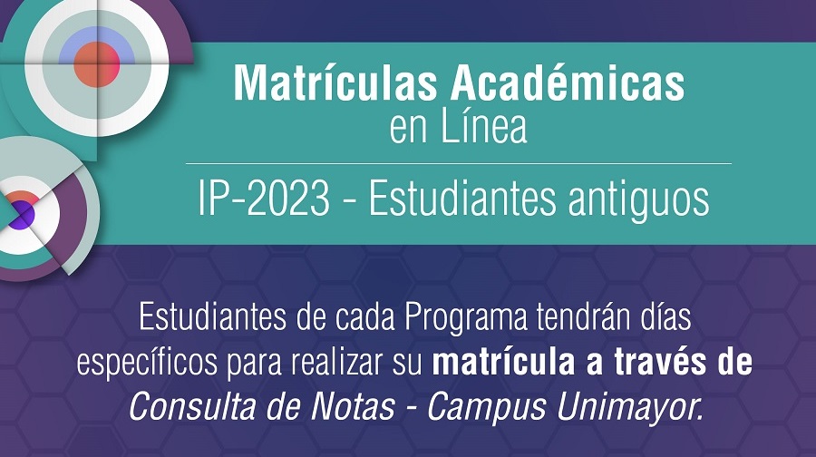 Matrícula Académica Estudiantes Antiguos IP 2023