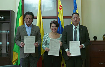 Sociedad Colombiana de Arquitectos y UNIMAYOR firman importante Convenio.