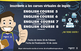 Cursos Virtuales de Inglés Para Comunidad UNIMAYOR.
