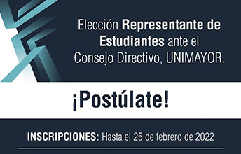 Convocatoria Elección del Representante de Estudiantes ante el Consejo Directivo 2022.