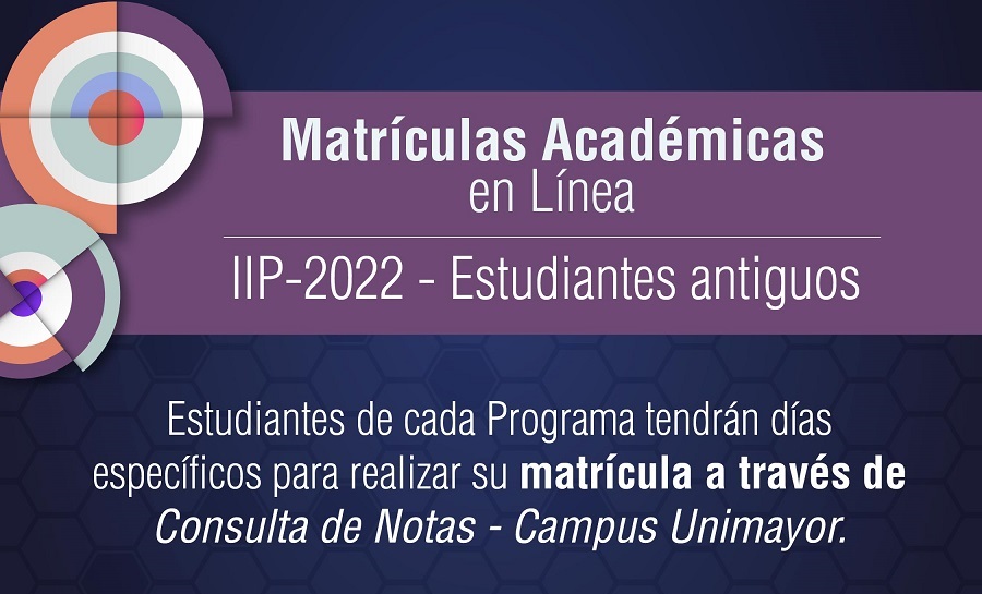 Matrícula Académica Estudiantes Antiguos IP 2022