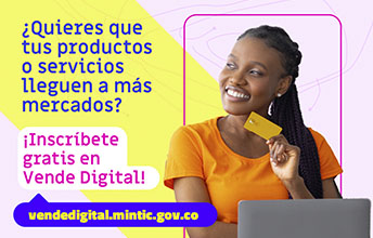 Convocatoria a Curso ‘Vende Digital’ de MinTIC.