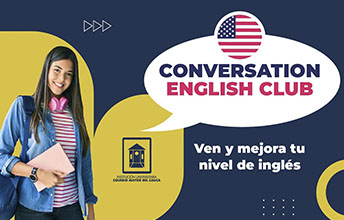 Invitación al Club de Conversación del Programa de Inglés UNIMAYOR.