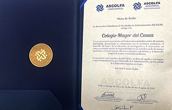 Por compromiso y excelencia académica UNIMAYOR recibe reconocimiento especial de ASCOLFA.