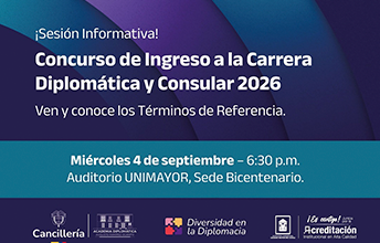Concurso de Ingreso a la Carrera Diplomática y Consular 2026.