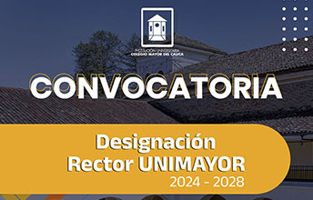Convocatoria para designación de rector UNIMAYOR 2024-2028.