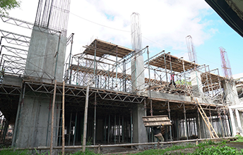 A buen ritmo avanza la construcción del nuevo Campus UNIMAYOR.