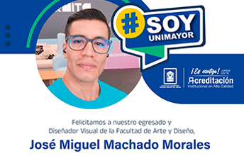 Egresado UNIMAYOR ganador de convocatoria para el afiche del Congreso Gastronómico de Popayán.