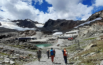 Importante Investigación sonora de UNIMAYOR, impacta en glaciares de Austria.