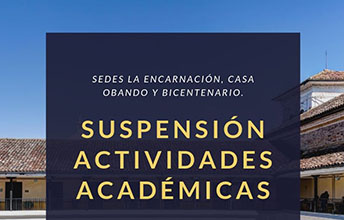 Suspensión de Actividades Académicas en 3 Sedes UNIMAYOR.