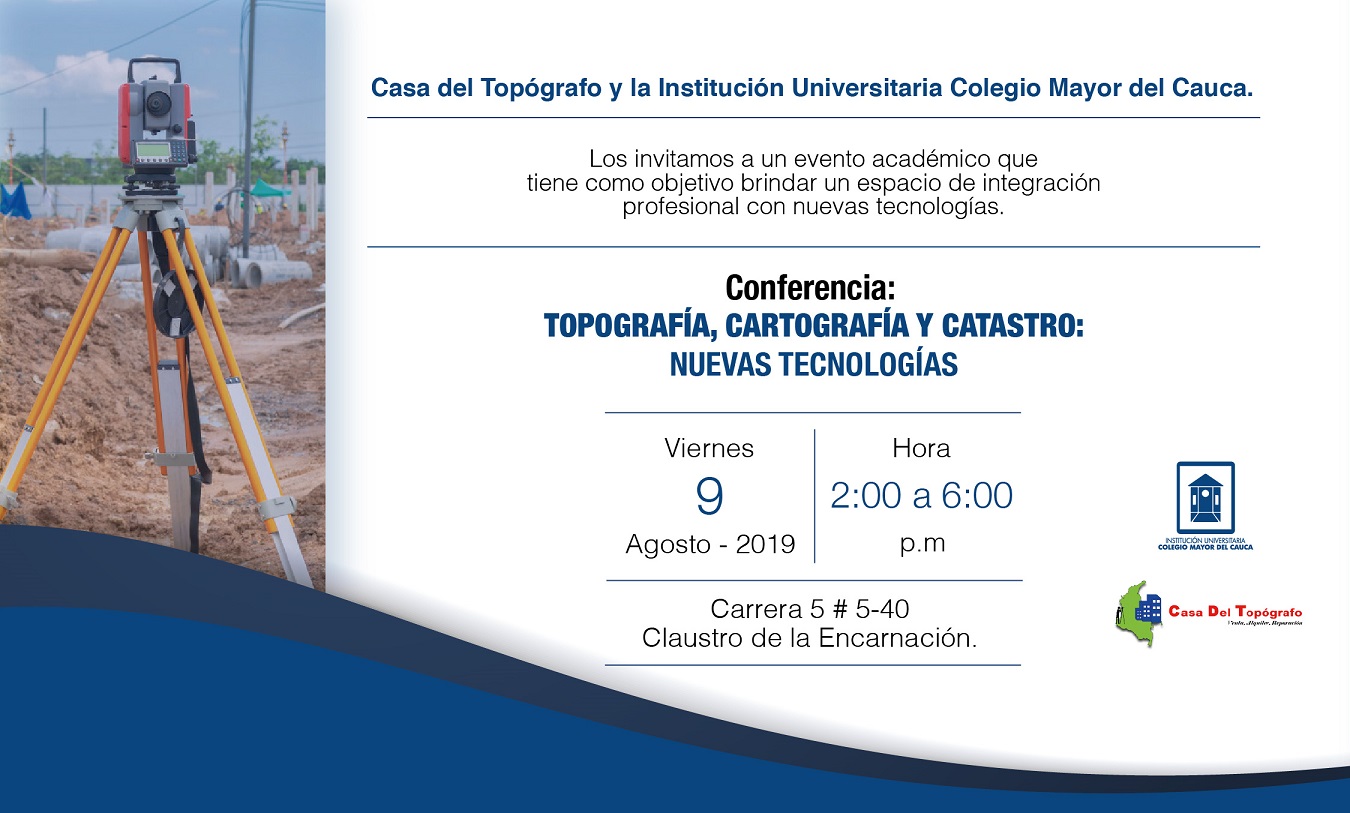 Conferencia de Topografía, Cartografía y Catastro.
