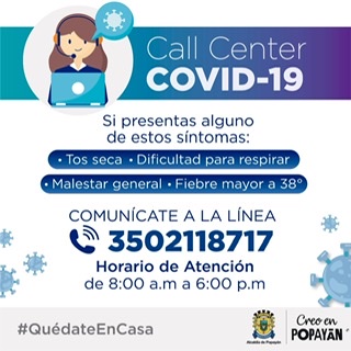 call centre popayan covid 19